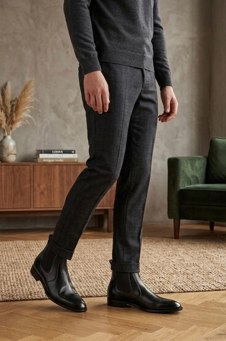 Men’s Chelsea Boots – Premium Leather Black